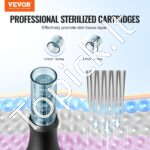 Elektrinis Dermapen mikroadatinis rašiklis (6 greičiai) su 6 adatom - Image 2