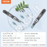 Elektrinis Dermapen mikroadatinis rašiklis (6 greičiai) su 6 adatom 0-2,5 mm - Image 7