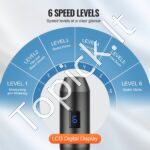 Elektrinis Dermapen mikroadatinis rašiklis (6 greičiai) su 6 adatom 0-2,5 mm - Image 3