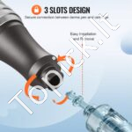 Elektrinis Dermapen mikroadatinis rašiklis (6 greičiai) su 6 adatom 0-2,5 mm - Image 5