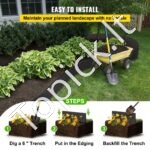 Plastikinė sodo ir vejos atitvėrimo juosta – 12 m ilgio, 25 cm gylio - Image 6