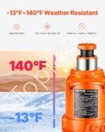 Hidraulinis domkratas 20 T 17-32cm su rankena oranžinis - Image 5