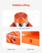 Hidraulinis domkratas 30 T 285-475 mm, su rankena oranžinis - Image 6