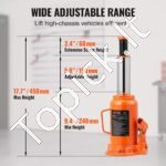 Hidraulinis domkratas su rankena 20 t 240-450 mm - Image 2