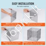 Augalų narvai apsaugai nuo gyvūnų 305x305x305mm 10 vnt - Image 3