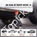 Reguliuojamo aukščio stovai 3T  190 x 180 x 275 mm 2 vnt - Image 5