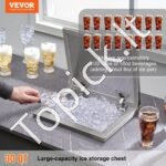 Įmontuojama 28,52 L nerūdijančio plieno ledo dėžė, 355 x 305 x 461 mm. - Image 8