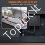 Įmontuojama 28,52 L nerūdijančio plieno ledo dėžė, 355 x 305 x 461 mm. - Image 4