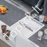 Įmontuojama 109,48 L nerūdijančio plieno ledo dėžė, 683 x 455 x 536 mm. - Image 2