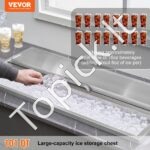 Įmontuojama 95,66 L nerūdijančio plieno ledo dėžė, 913 x 456 x 358 mm. - Image 8