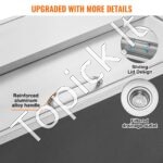 Įmontuojama 95,66 L nerūdijančio plieno ledo dėžė, 913 x 456 x 358 mm. - Image 5