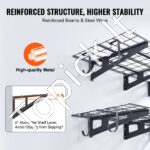 Garažo saugojimo lentynos 2 vnt 183x62x20 cm iki 227 kg - Image 2