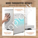 Elektrinė pieno kokteilių ir baltymų gėrimų plakimo mašina – 120 W | Dvigubas plakimo indas - Image 5