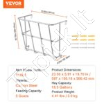 Gyvūnų pašaro ėdžios/futeriavimo lovelis 597x150,18x500,43 mm - Image 7