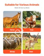 Gyvulių draskymo/braižymo šepetys 3 vnt 43,5x19x10cm - Image 6