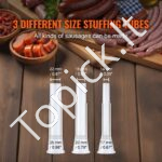 Rankinis dešrų kimštuvas 2L, vertikalus, 304 nerūdijantis plienas. - Image 6