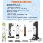 Sodos vandens gaminimo aparatas | Soda Maker |  Starter Set su 2x PET buteliais + CO₂ balionu - Image 6