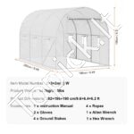 PE Šiltnamis augalams/pomidorams/daržovėms  292x196x190cm - Image 6