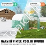 PE Šiltnamis augalams/pomidorams/daržovėms  292x196x190cm žalias - Image 3