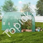 PE Šiltnamis augalams/pomidorams/daržovėms  292x196x190cm žalias - Image 7