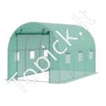 PE Šiltnamis augalams/pomidorams/daržovėms  292x196x190cm žalias - Image 9