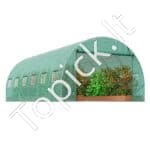 PE Šiltnamis augalams/pomidorams/daržovėms 590x295x198cm žalias, 12 langų - Image 8