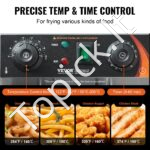 Dviguba elektrinė gruzdintuvė – 2 x 12 L talpa - Image 3