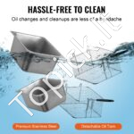 Komercinė elektrinė gruzdintuvė – 20 L (2 x 10 L) - Image 4