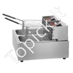 Komercinė elektrinė gruzdintuvė – 20 L (2 x 10 L) - Image 9