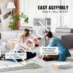 Sieninė saloninė darbo stotelė su spintelėmis ir užrakinamu skyriumi - Image 5