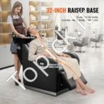 Elektrinis kirpyklos plautuvės kėdė su reguliuojama kojų atrama, iki 300 kg - Image 5