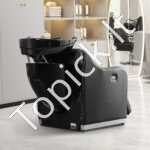 Elektrinis kirpyklos plautuvės kėdė su reguliuojama kojų atrama, iki 300 kg - Image 8