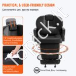 Pasukama kirpėjo kėdė su aukščio reguliavimu 360° - Image 4