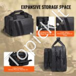 Ginklų/medžioklės krepšys, 2 juodi pistoletų krepšiai, 33 x 20 x 23 cm - Image 6