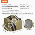 Ginklo krepšys su 2 rudais pistoletų krepšiais. - Image 3