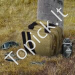 Ginklo krepšys su 2 rudais pistoletų krepšiais. - Image 2