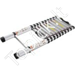 Teleskopinės aliuminio kopėčios 320 cm 170 kg - Image 9