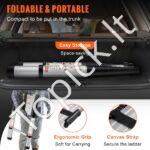 Teleskopinės aliuminio kopėčios 380 cm 170 kg - Image 4