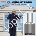 Teleskopinės aliuminio kopėčios 170kg 5m - Image 2