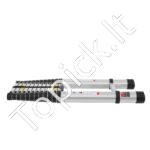 Teleskopinės aliuminio kopėčios 170kg 5m - Image 9