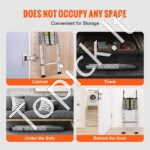 Teleskopinės aliuminio kopėčios 459 cm 190 kg - Image 5