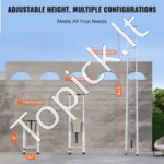 Teleskopinės aliuminio ilginimo kopėčios 5m 190 kg - Image 6