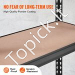 Tvirtas metalinis sandėliavimo stelažas 5 aukštų, iki 190 kg 75x30x152 cm - Image 2