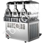 Komercinė 3 x 15 L šaldyto gėrimo/slush ledų mašina | 800 W - Image 8