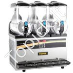 Komercinė 3 x 15 L šaldyto gėrimo/slush ledų mašina | 800 W - Image 9