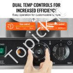 Dvigubos galvutės apvali vaflinė, 2460 W, neprilimpanti. - Image 7