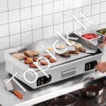 4400W elektrinė komercinė kepsninė, lygi, be kištuko, 76,2 cm. - Image 2