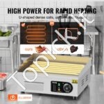 Komercinė elektrinė kepsninė, 2800 W, stalviršio plokščia kepsninė, 45,7 cm. - Image 7