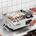 Komercinė elektrinė kepsninė, 2800 W, stalviršio plokščia kepsninė, 45,7 cm. - Image 2