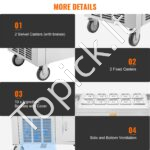 2270W ledų suktinuko aparatas, 45 x 45 cm, su kompresoriumi ir 4 gremžtukais. - Image 4